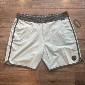 Laird Vantage Performance Shorts Mens 36 Light Blue New